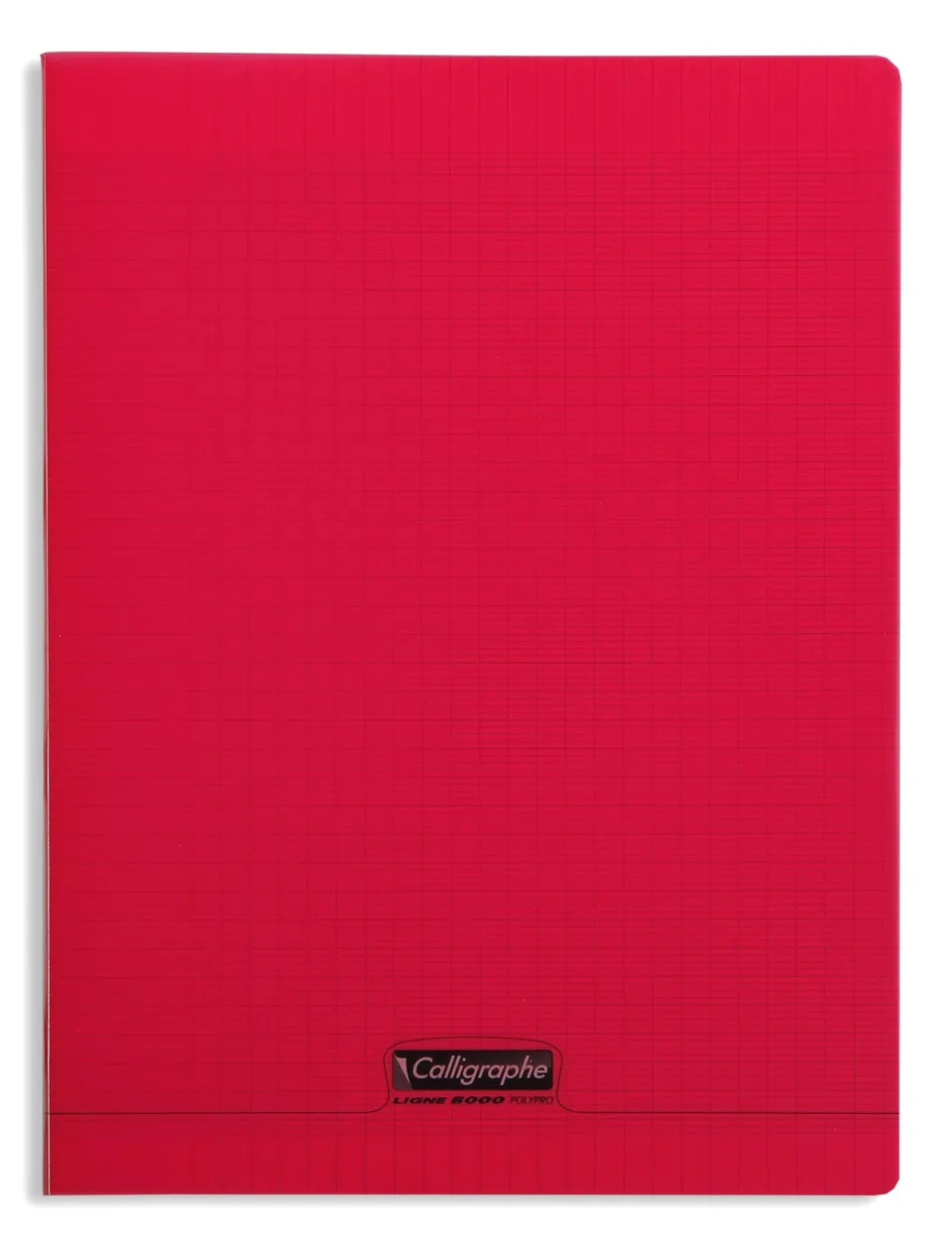 calligraphe-cahier-agraf-rouge-24x32-96p-grands-carreaux image 1