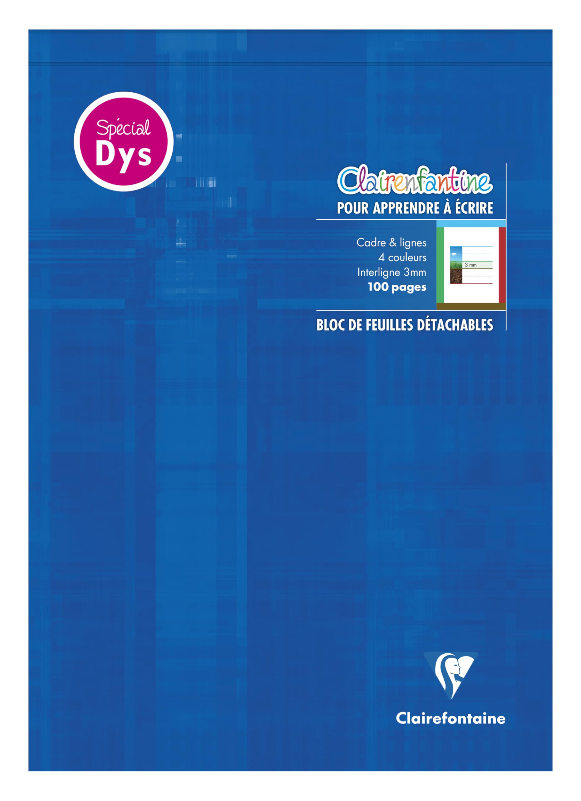 clairefontaine-back-to-basics-bloc-criture-a4-dys-5mm-bleu-100p image 8