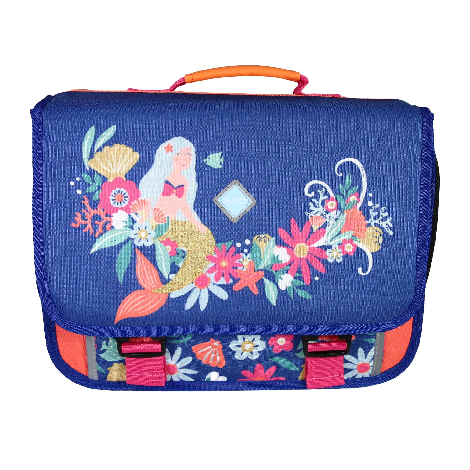 bodypack-sir-ne-cartable-38-cm-2-compartiments-fille-bleu image 1