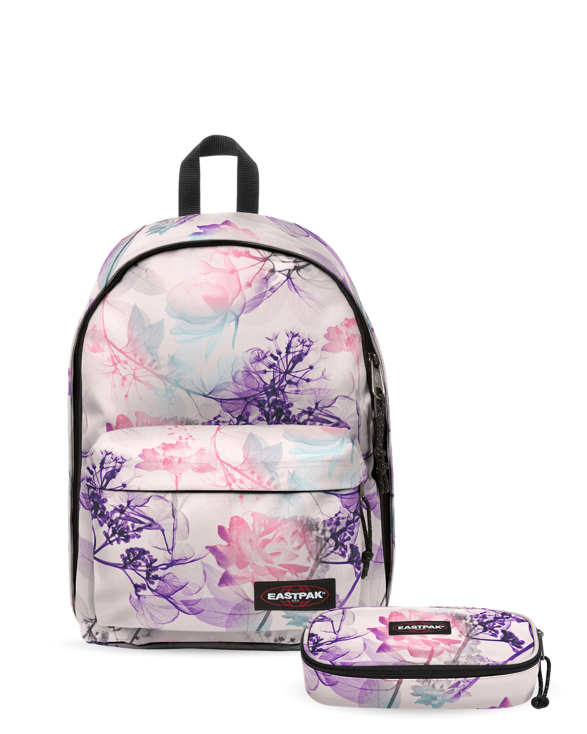eastpak-out-of-office-pink-ray-sac-dos-rose-lot-assorti image 1