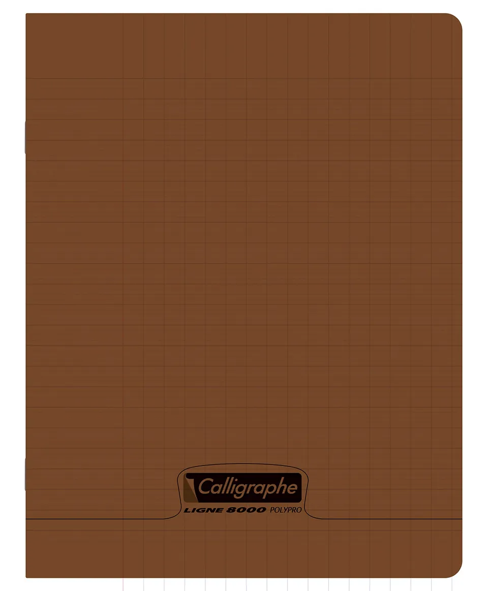 calligraphe-18951c-cahier-agraf-17x22-grands-carreaux-192-pages image 1