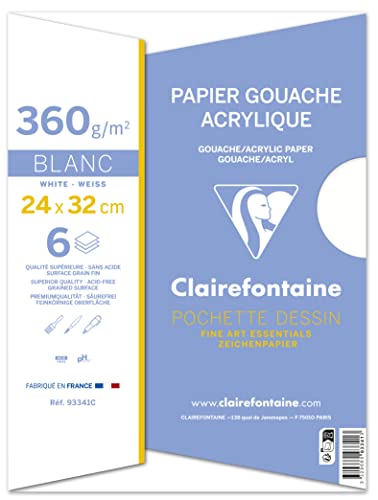 clairefontaine-painton-papier-dessin-gouache-24x32-300g-6-feuilles image 7