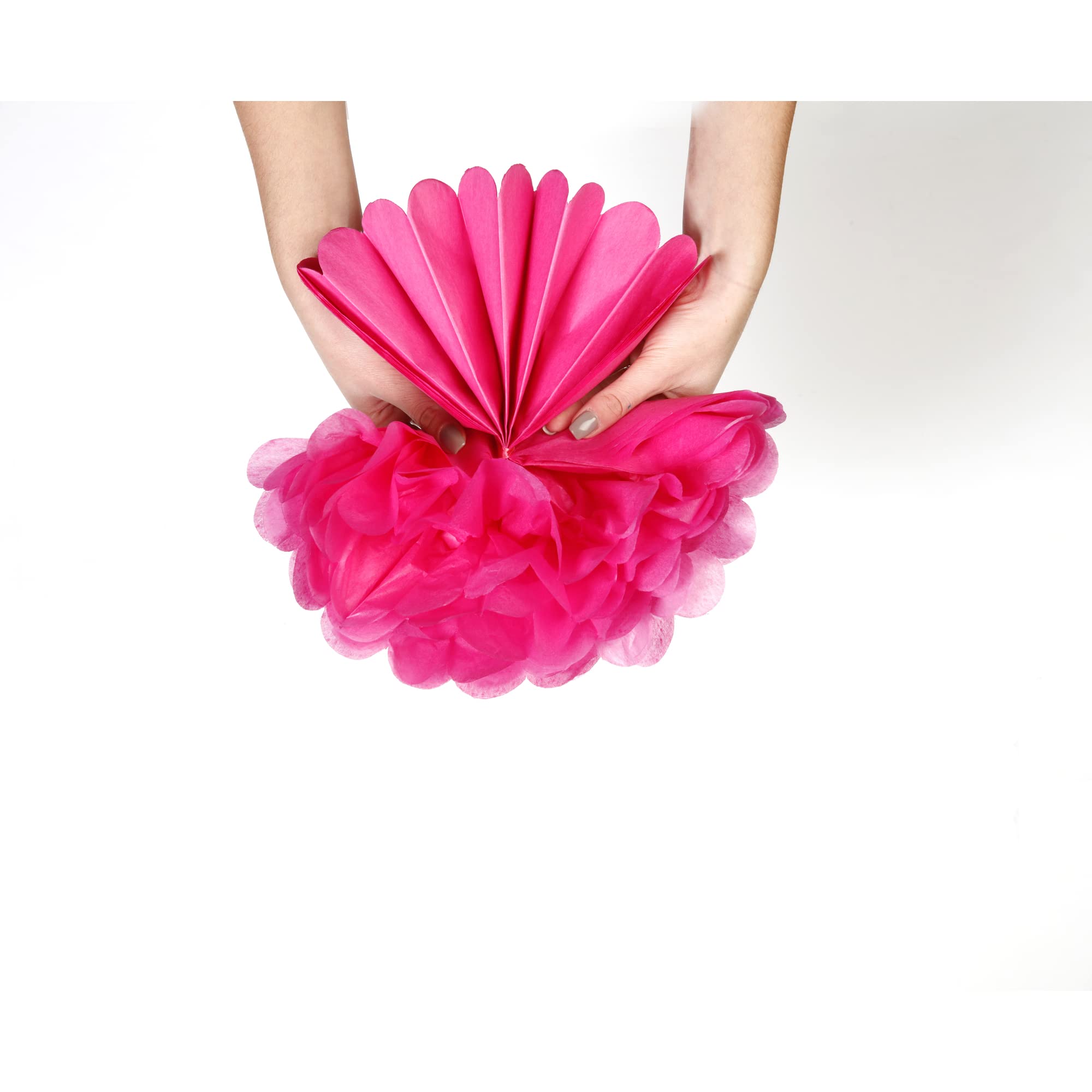 clairefontaine-tulip-paper-set-3-pompons-soie-cyclamen-30-40cm image 4