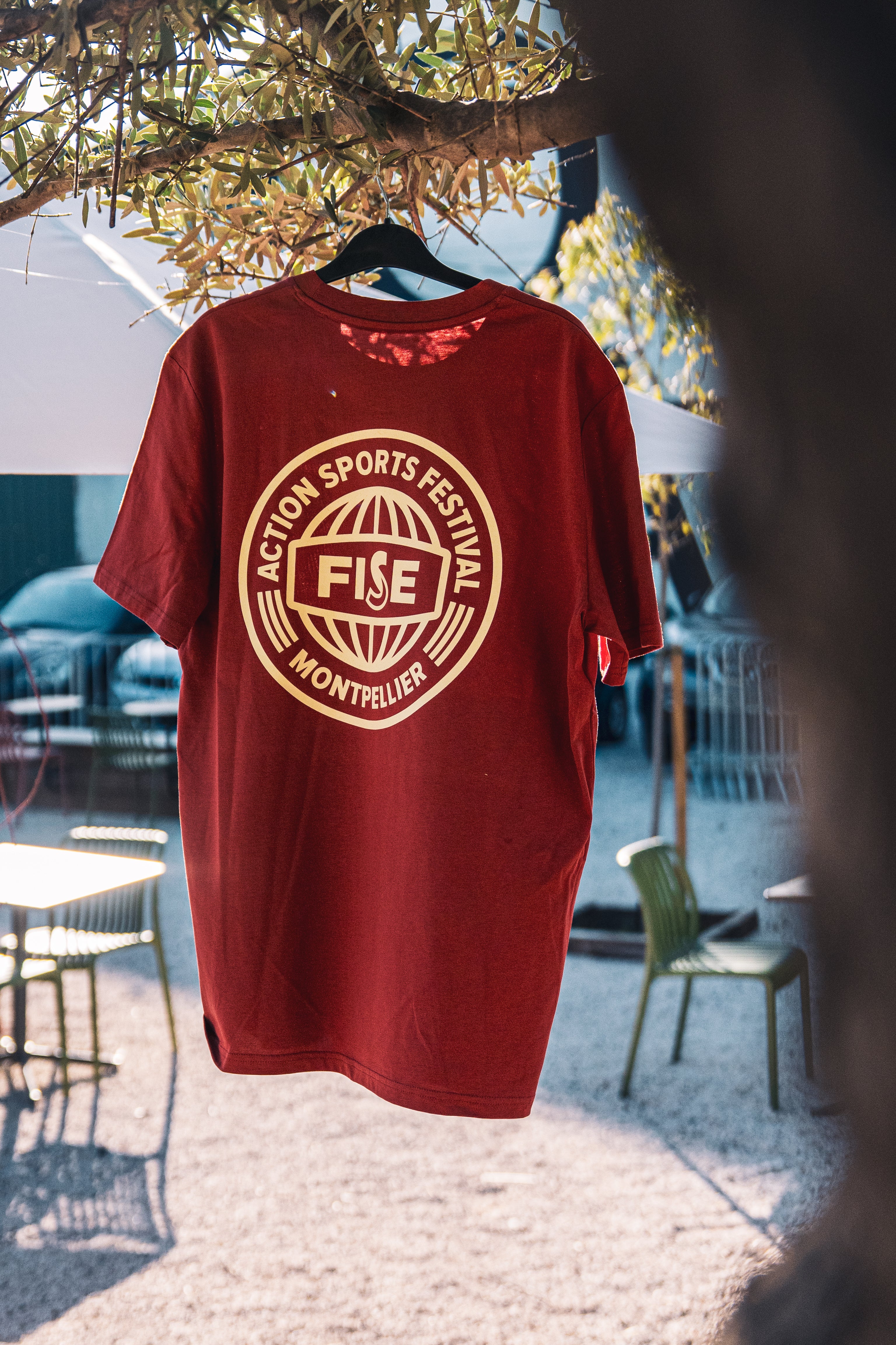 fise-event-ocre-t-shirt-homme-manche-courte-ocre image 2