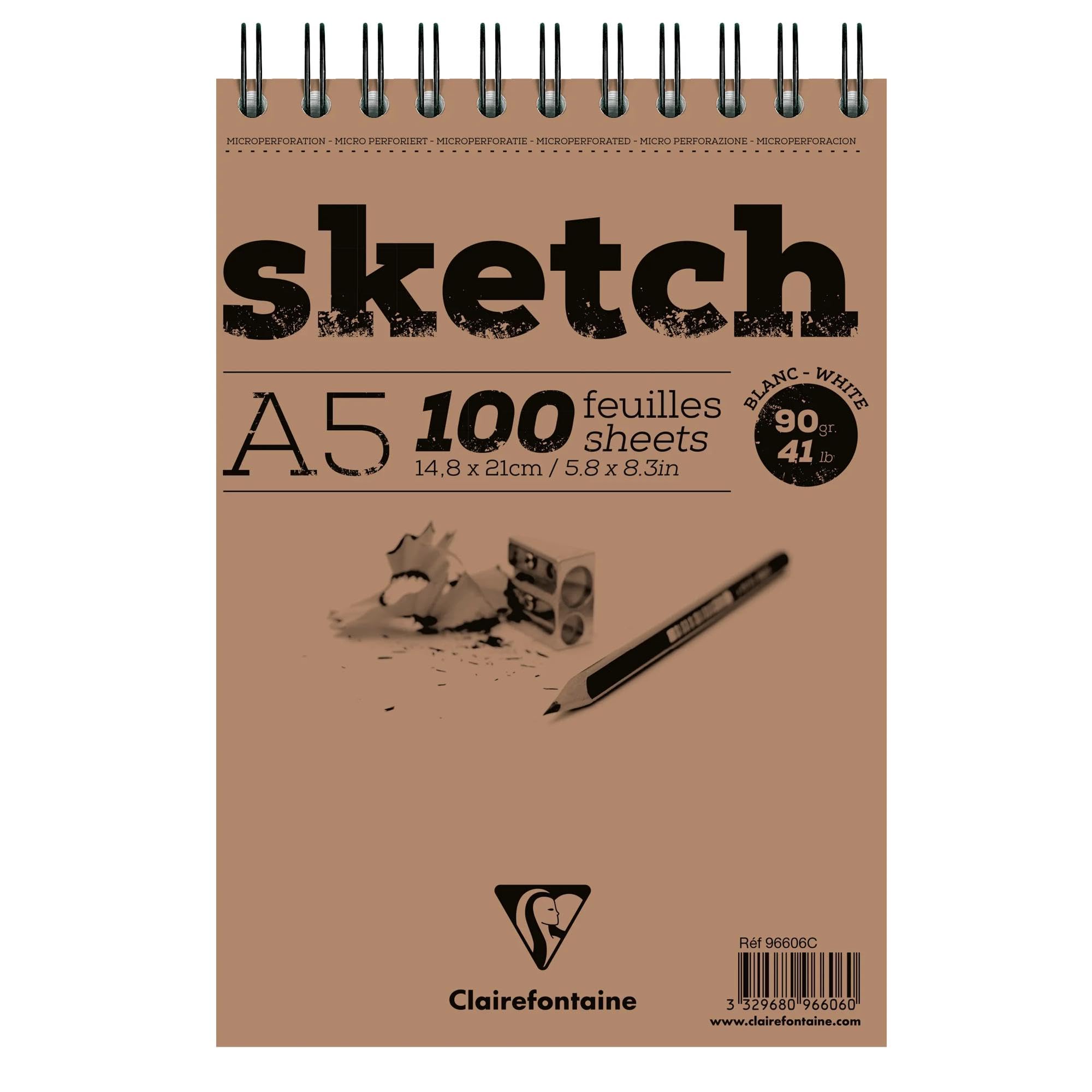 clairefontaine-painton-bloc-dessin-a5-100-feuilles-90g image 6