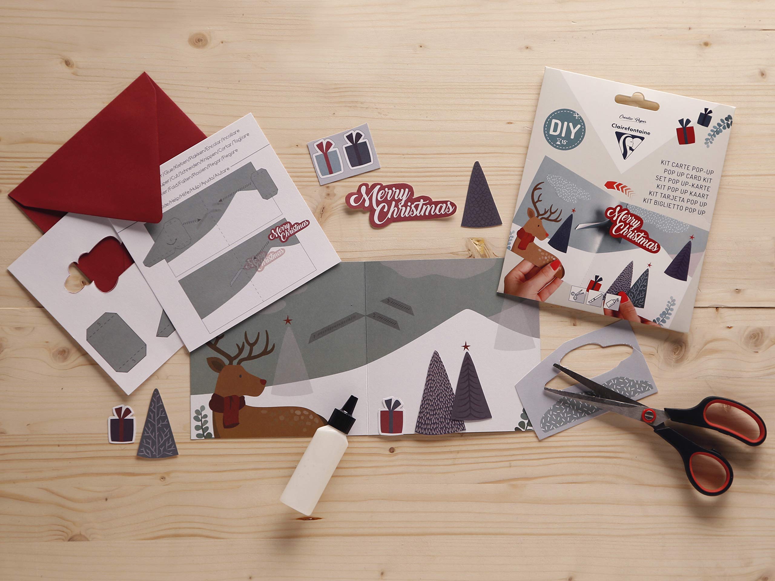 clairefontaine-pollen-kit-carte-pop-up-renne-no-l-140mm image 2