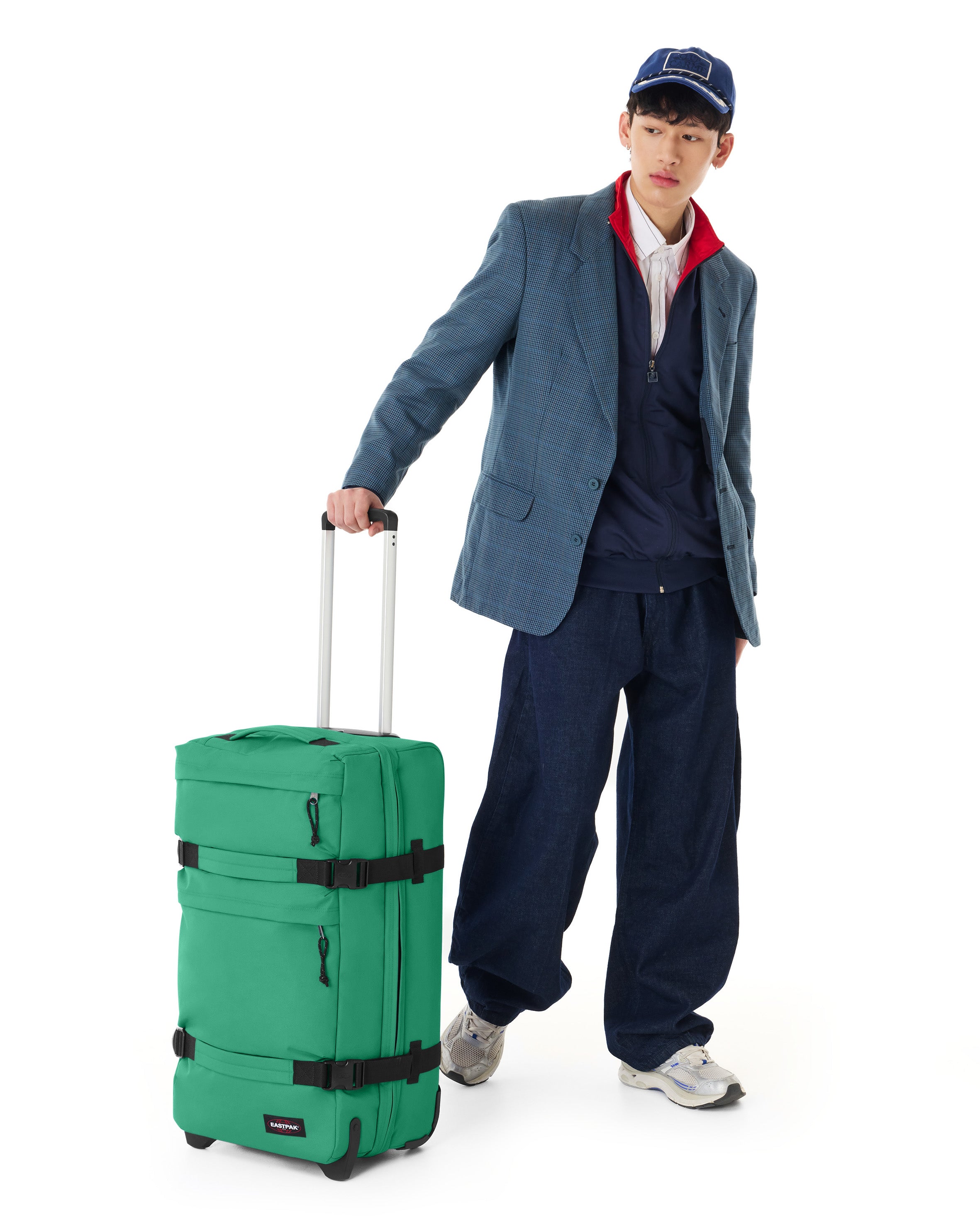 eastpak-transit-r-plus-m-valise-shamrock-green-tsa image 4