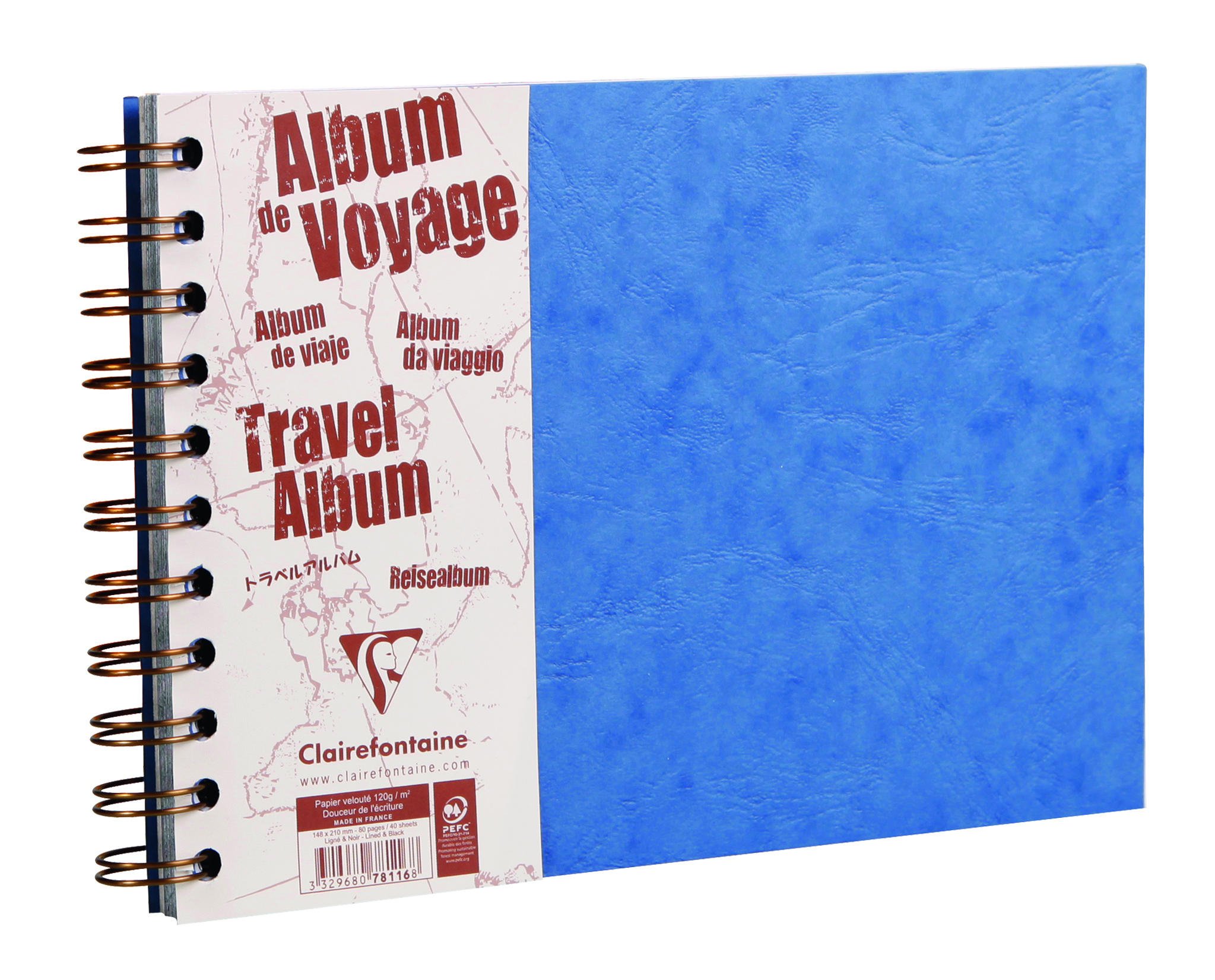 clairefontaine-nomaddict-album-voyage-a5-tabac-lign-80p image 5