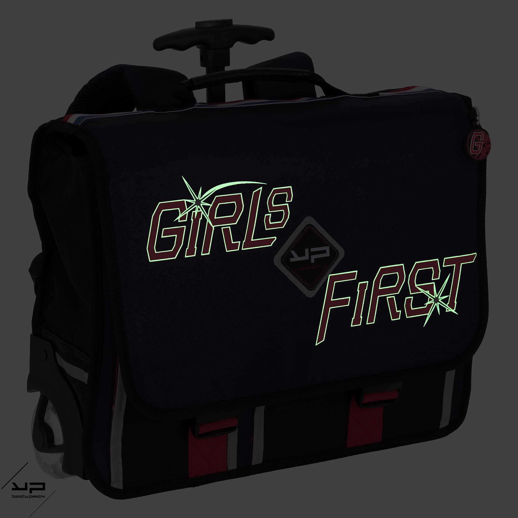 bodypack-girl-first-cartable-roulettes-41-cm-recycl-fille image 4