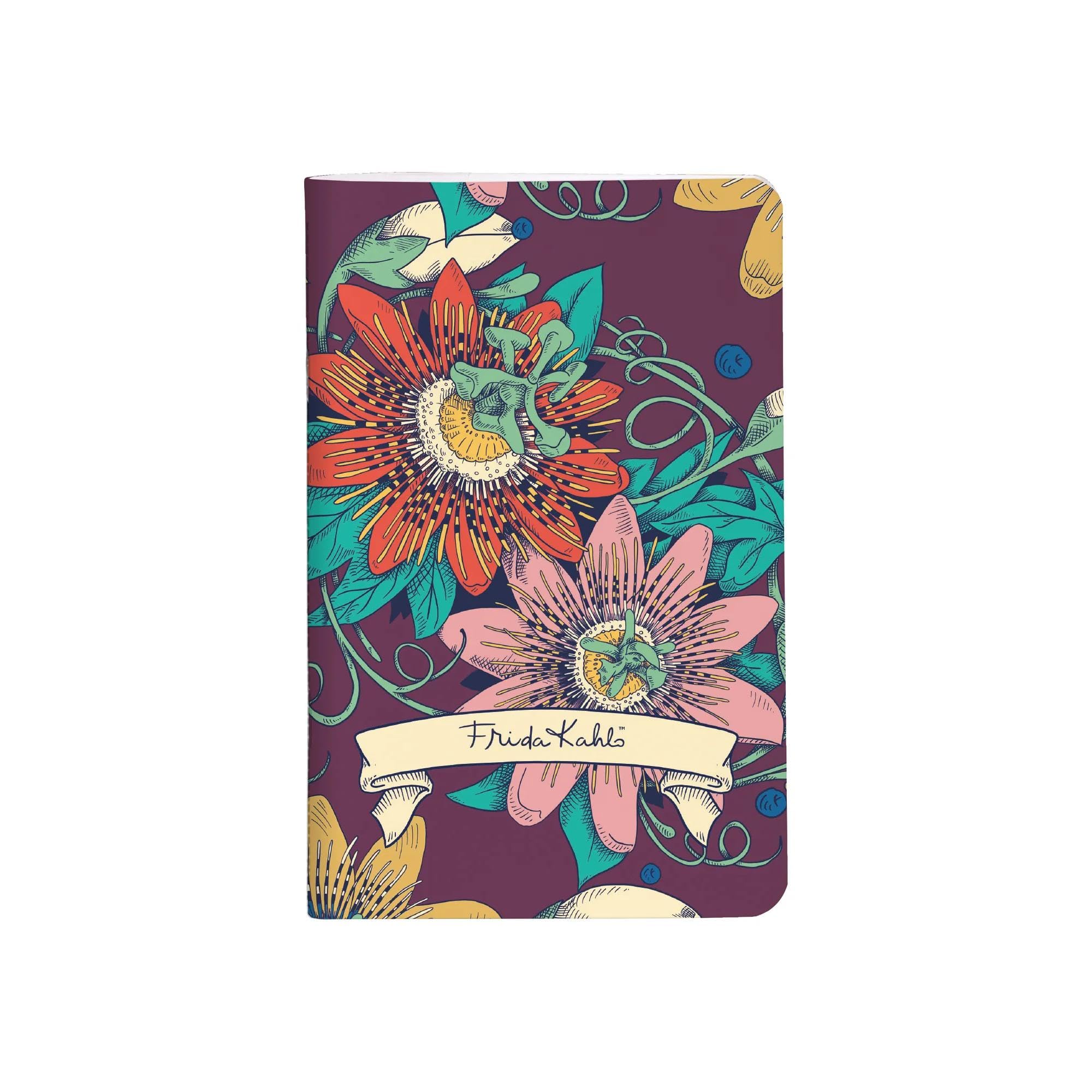 clairefontaine-frida-kahlo-116210c-carnet-7-5x12-cm-uni-floral image 1