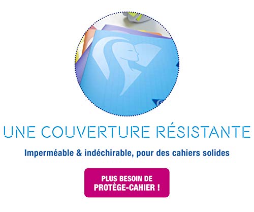 clairefontaine-back-to-basics-lot-9-cahiers-17x22-48p-carreaux image 8