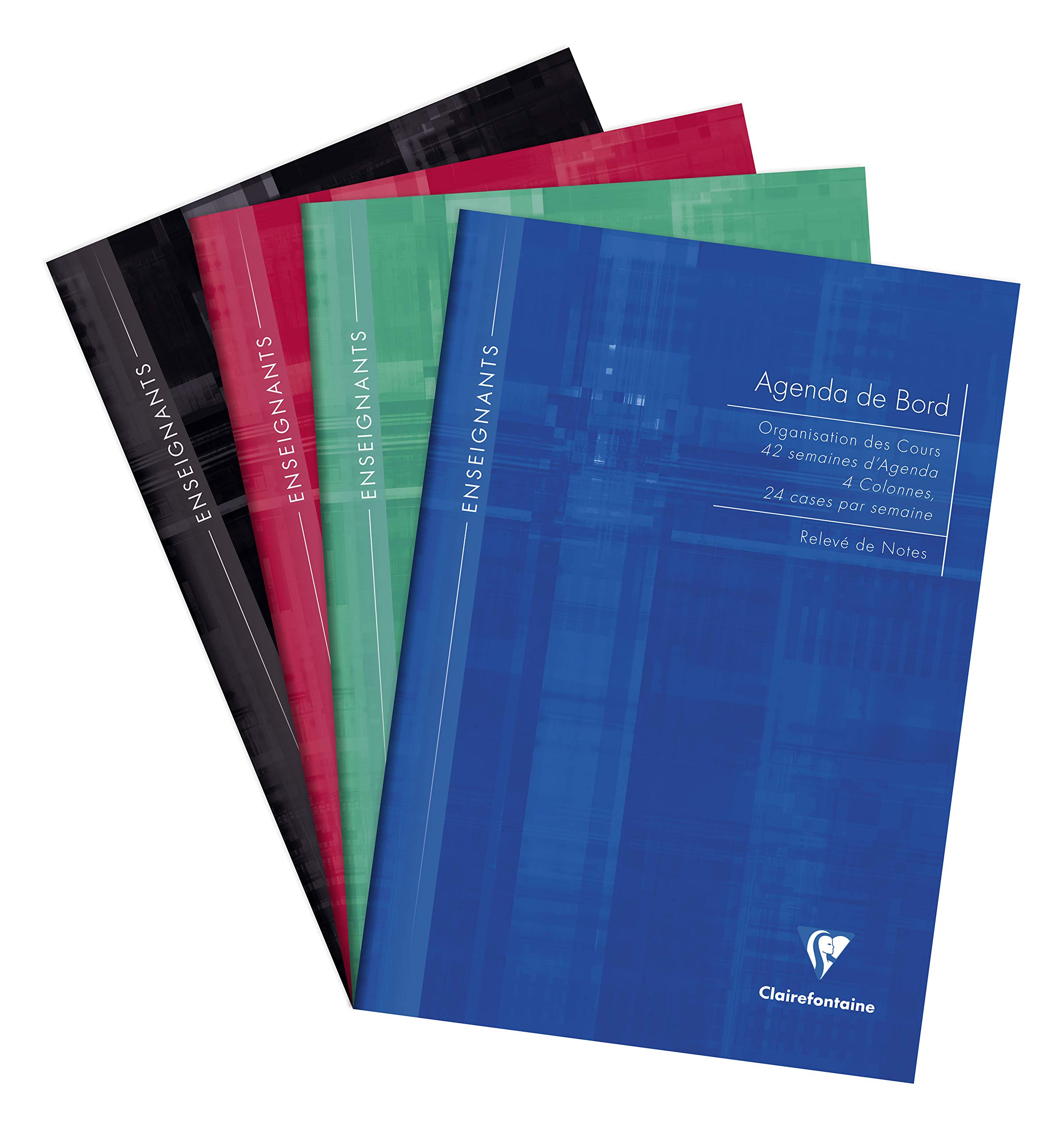 clairefontaine-9069c-agenda-de-bord-6-colonnes-a4-48-cases image 6