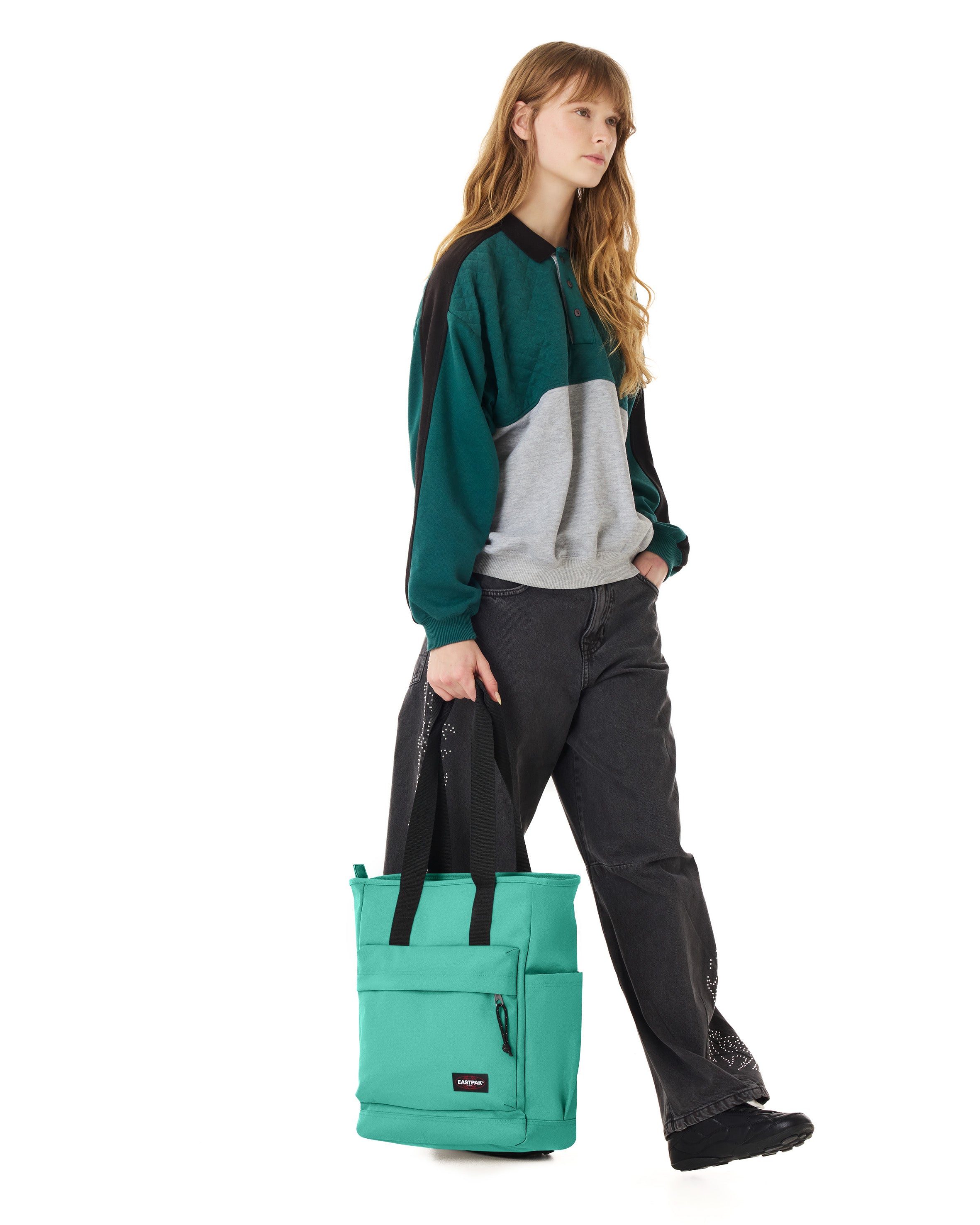 eastpak-tote-pocket-sac-paule-aquamarine-blue-16-pouces image 6
