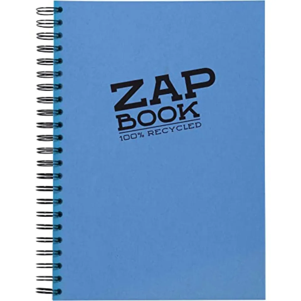 clairefontaine-zap-book-8354c-carnet-croquis-a4-160-feuilles-80g image 1