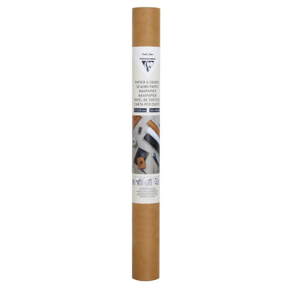 clairefontaine-tulip-paper-95534c-rouleau-coudre-kraft-50x100-cm image 1