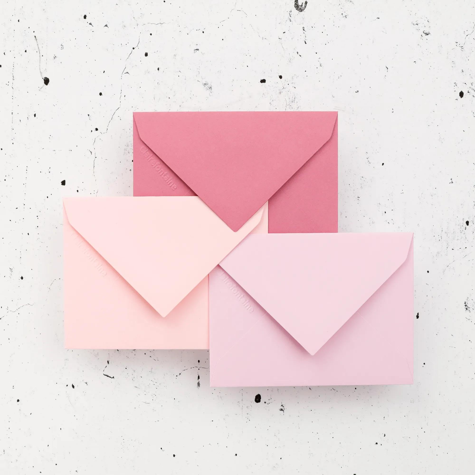 clairefontaine-pollen-5530c-mini-enveloppe-rose-drag-e-7-5x10-lot-20 image 6