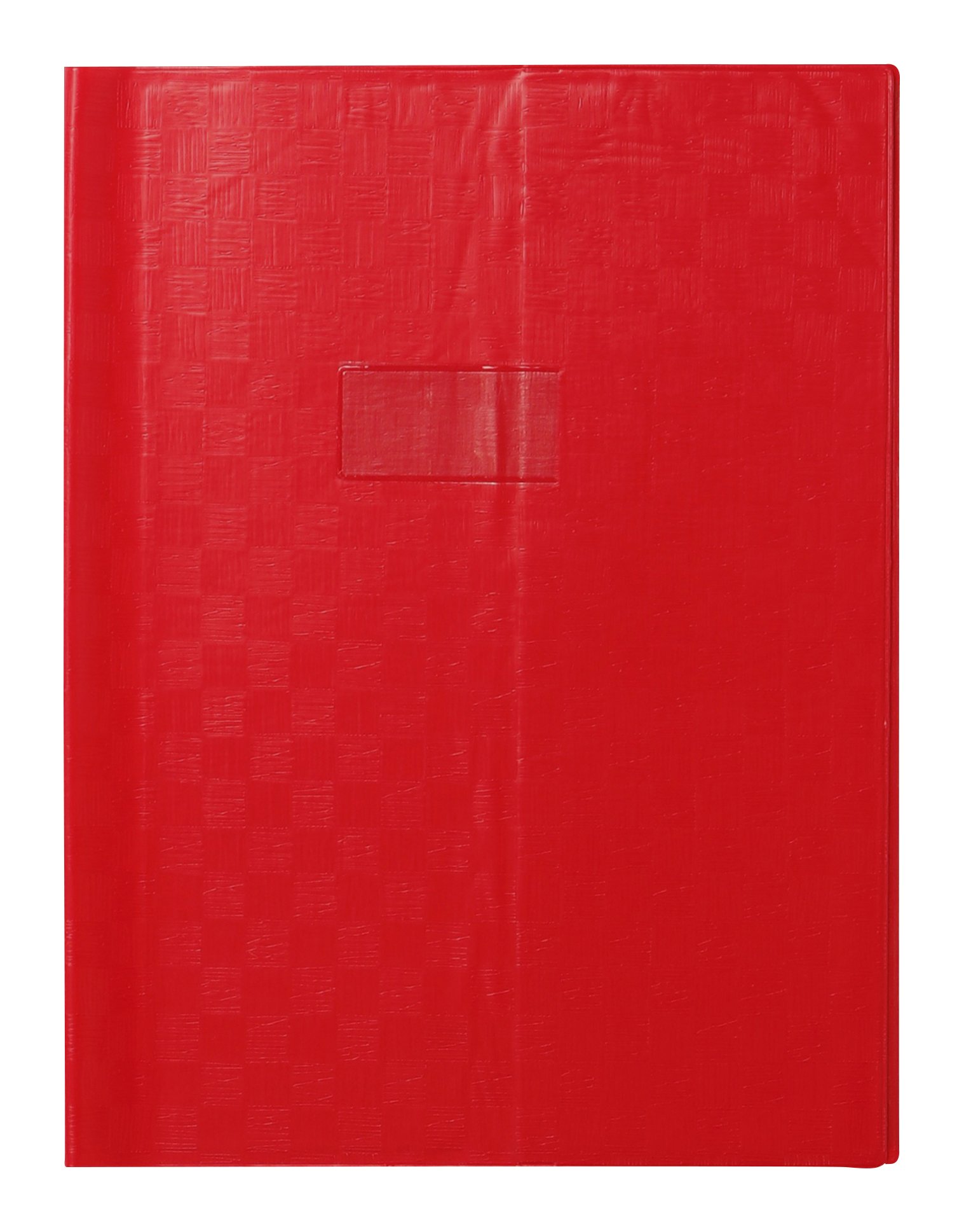 clairefontaine-prot-ge-cahier-madras-24x32-rouge-pvc image 1