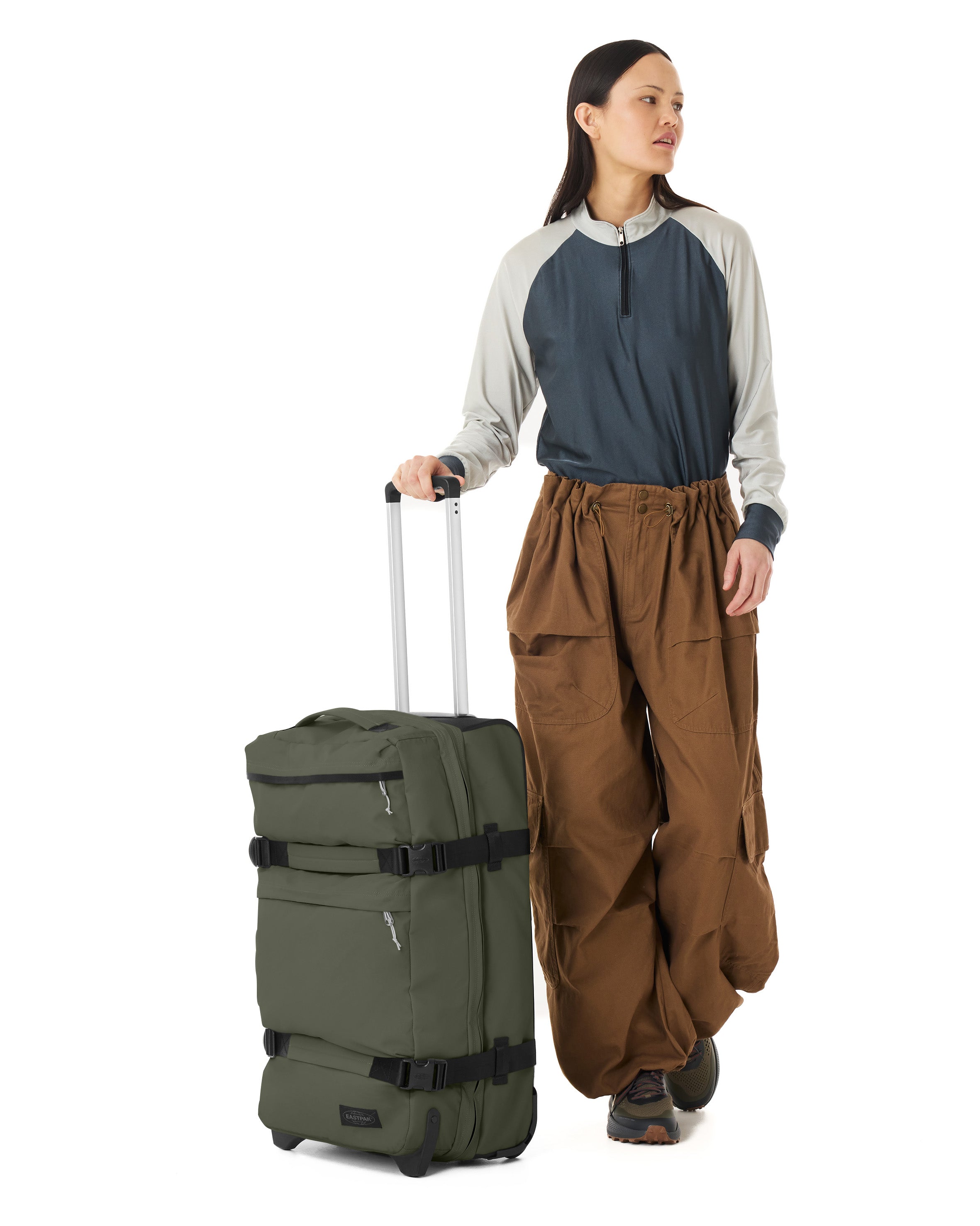 eastpak-transit-r-plus-m-valise-tarp-forest-2-roues-tsa image 2