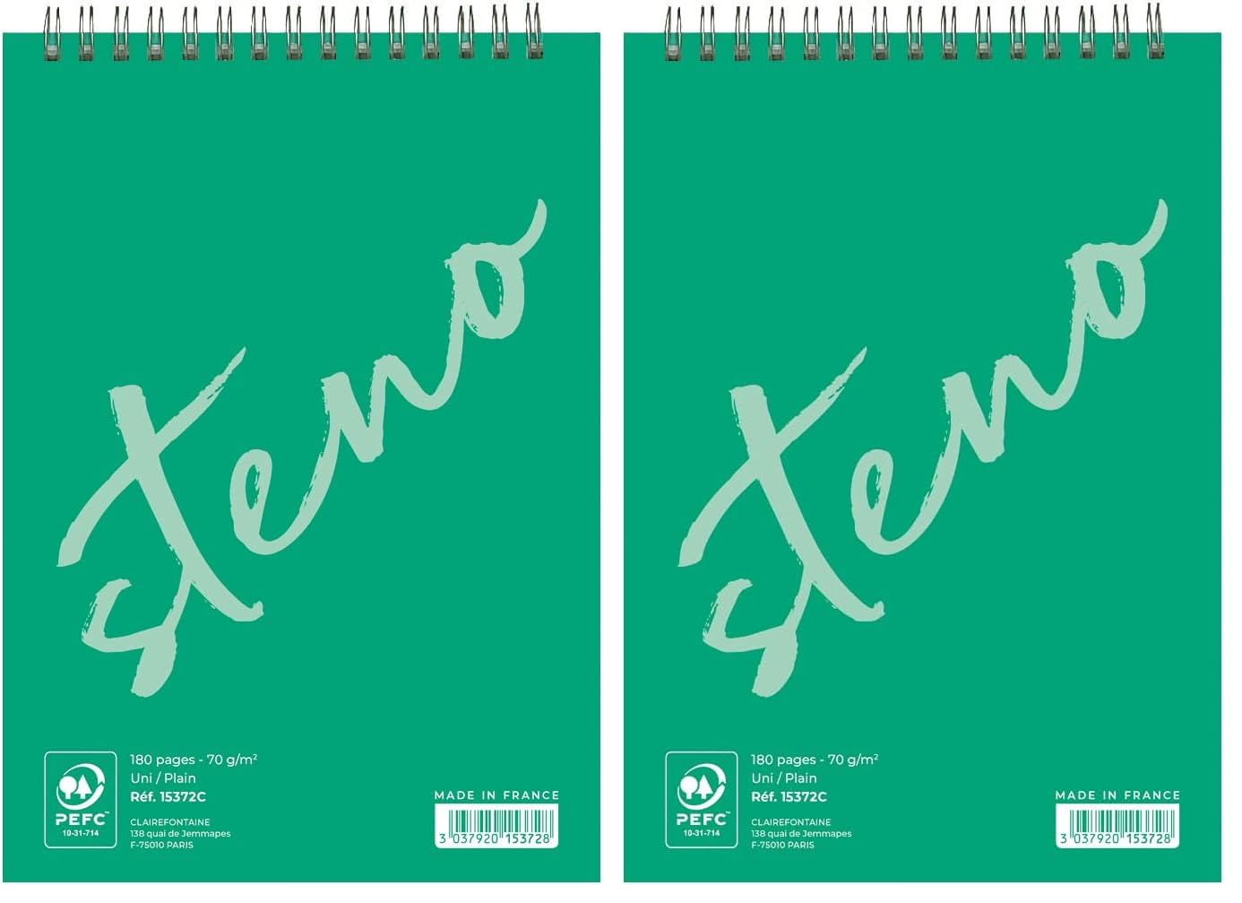 calligraphe-15372c-bloc-st-no-a5-vert-uni-70g-90-feuilles image 3