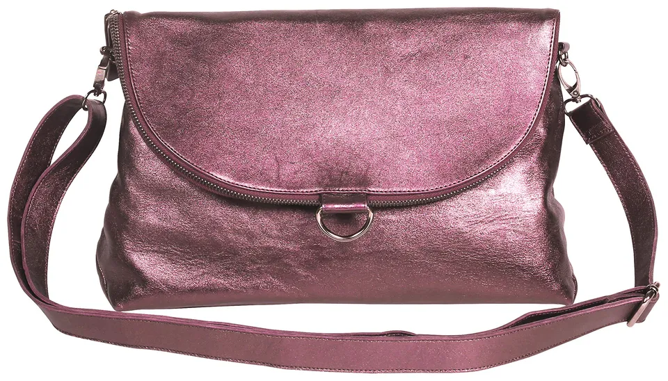 clairefontaine-age-bag-400033c-sac-dos-cuir-cerise-2-en-1 image 1