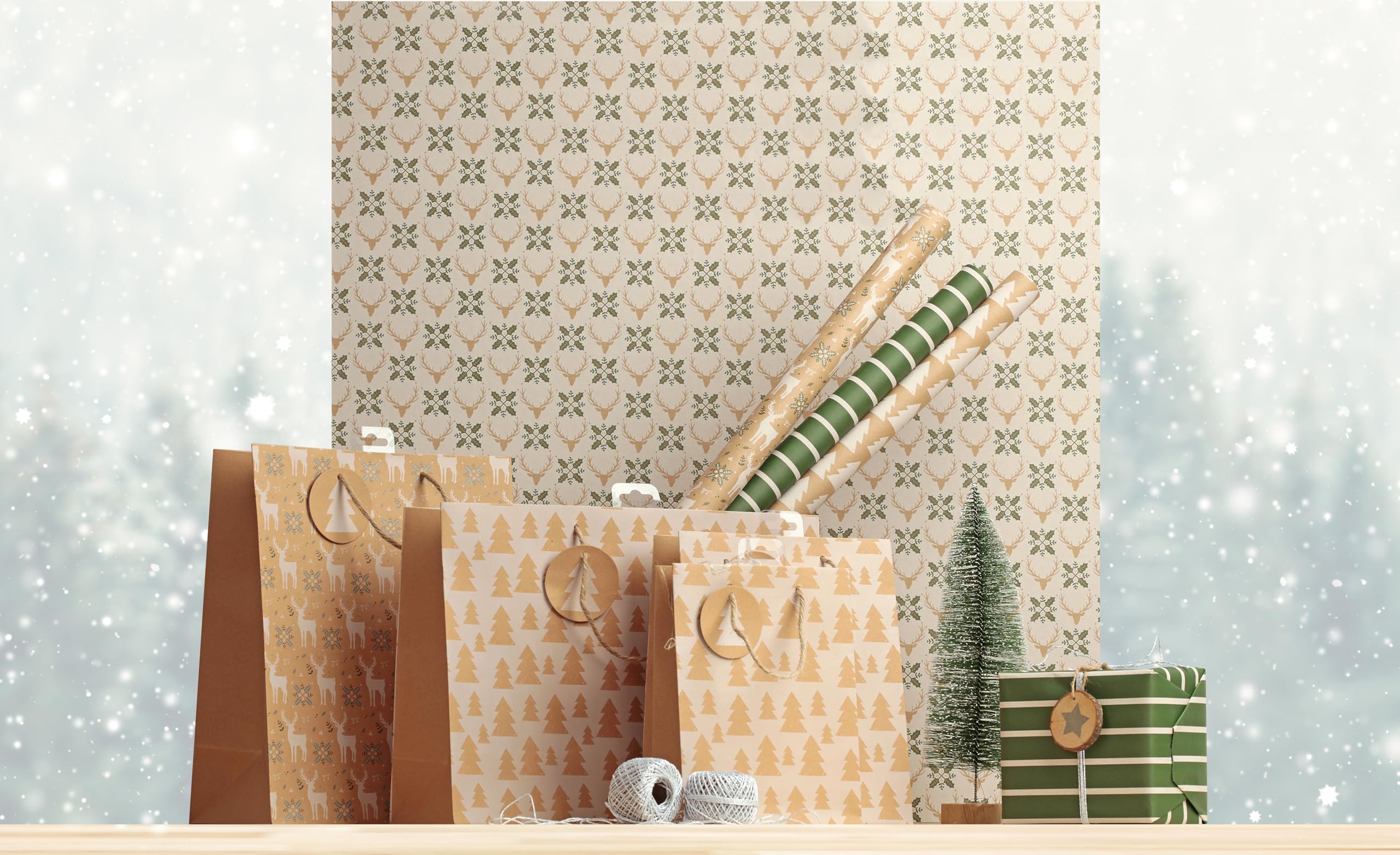 clairefontaine-tulip-paper-sac-cadeau-kraft-rennes-blancs-grand-format image 2