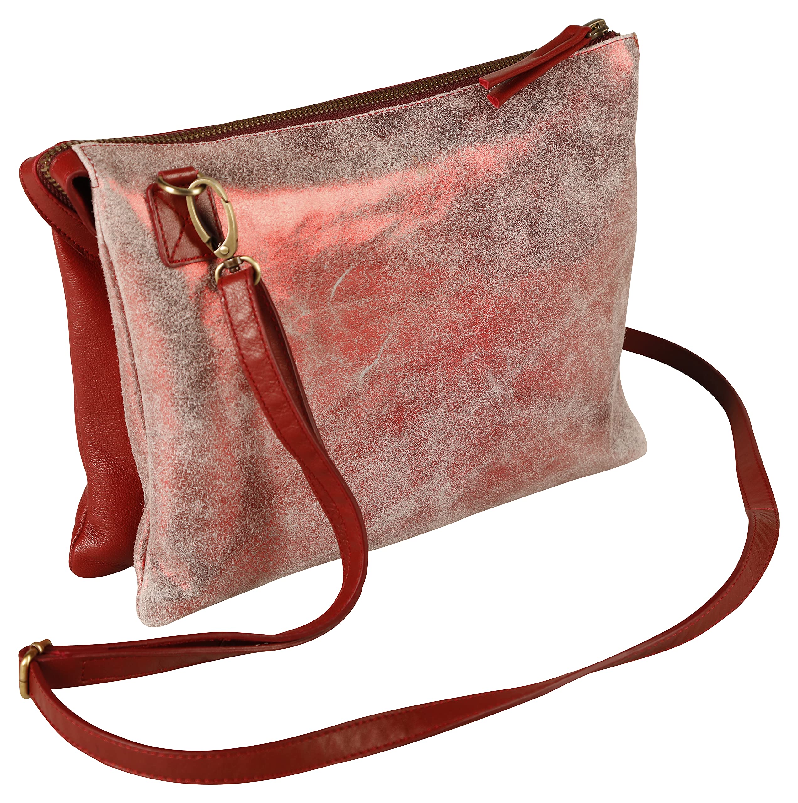 clairefontaine-age-bag-410076c-sac-cuir-rouge-27-cm-agneau image 2