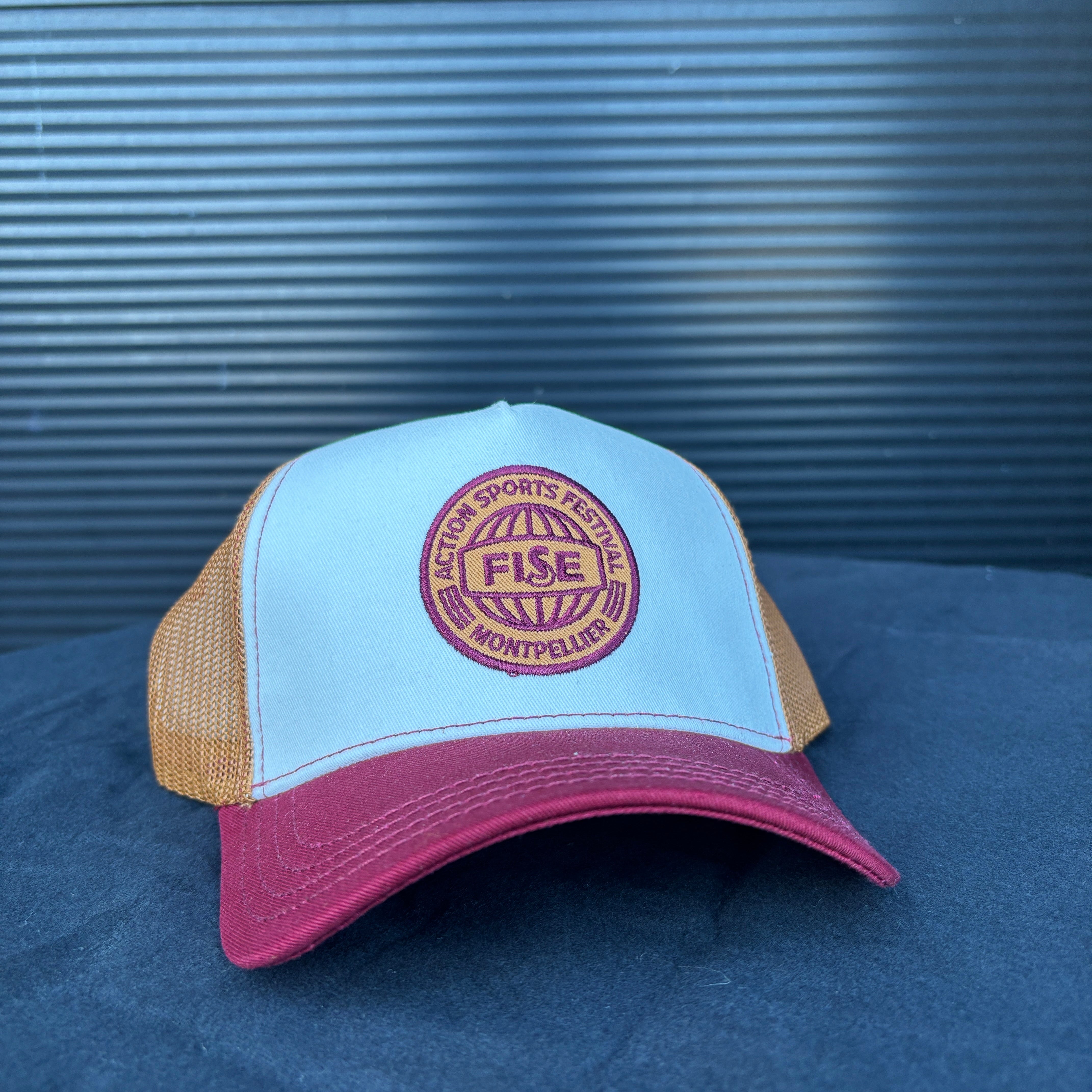 fise-trucker-brown-casquette-adulte-bordeaux-marron image 2