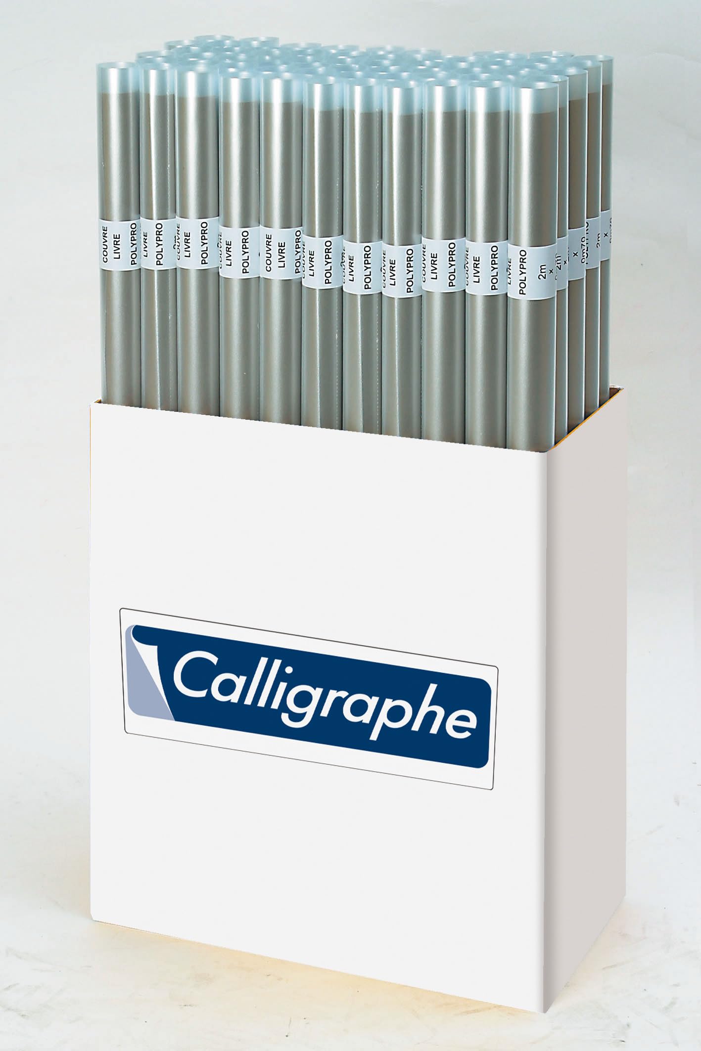 clairefontaine-74011c-couvre-livre-grain-2x0-70-m-transparent image 2