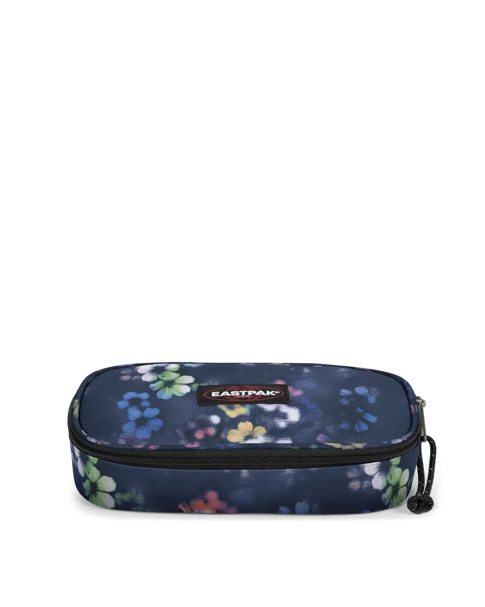 eastpak-oval-single-trousse-flora-fade-navy-d-perlante image 1