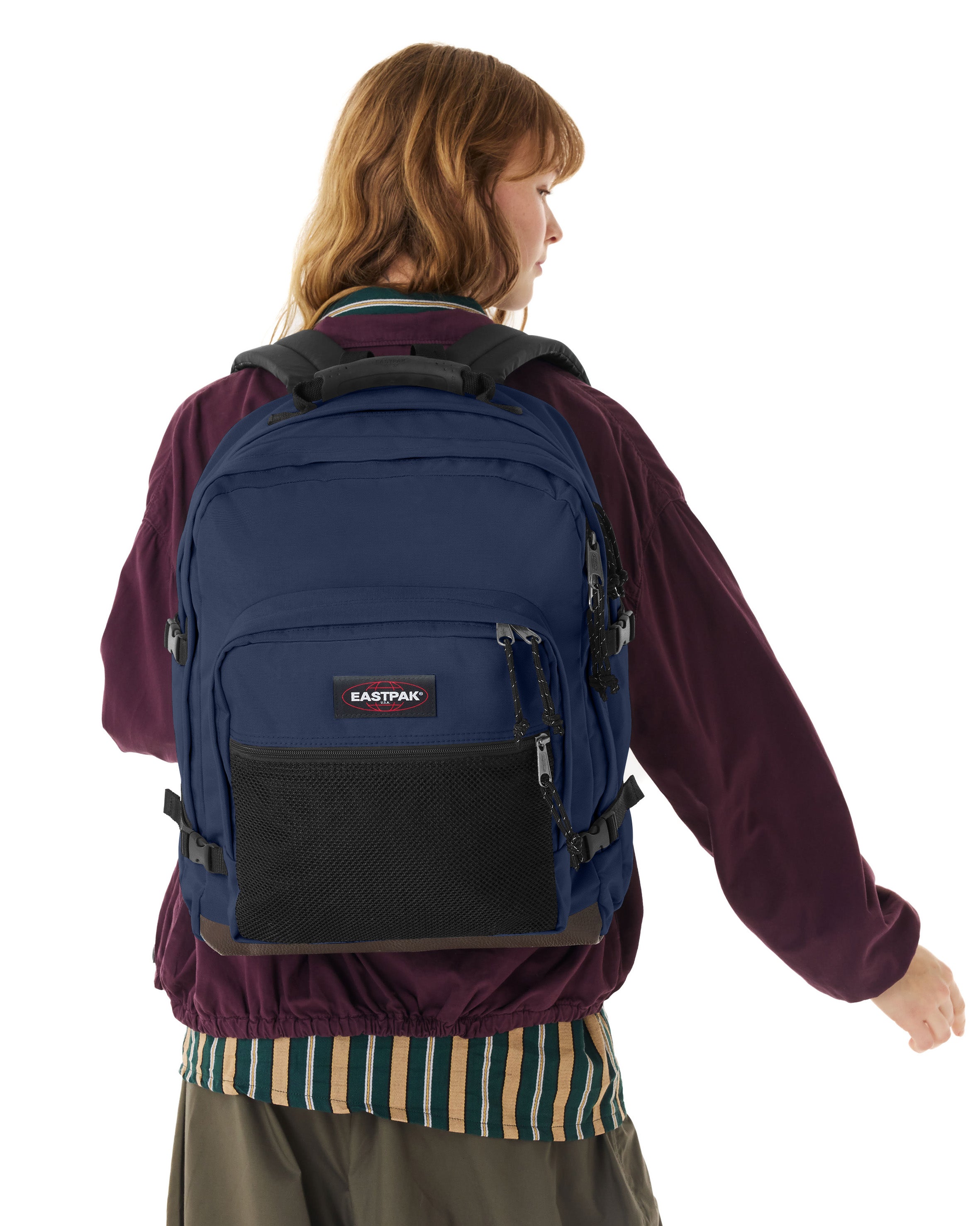 eastpak-ultimate-sac-dos-nighttime-navy-grand-base-cuir image 2