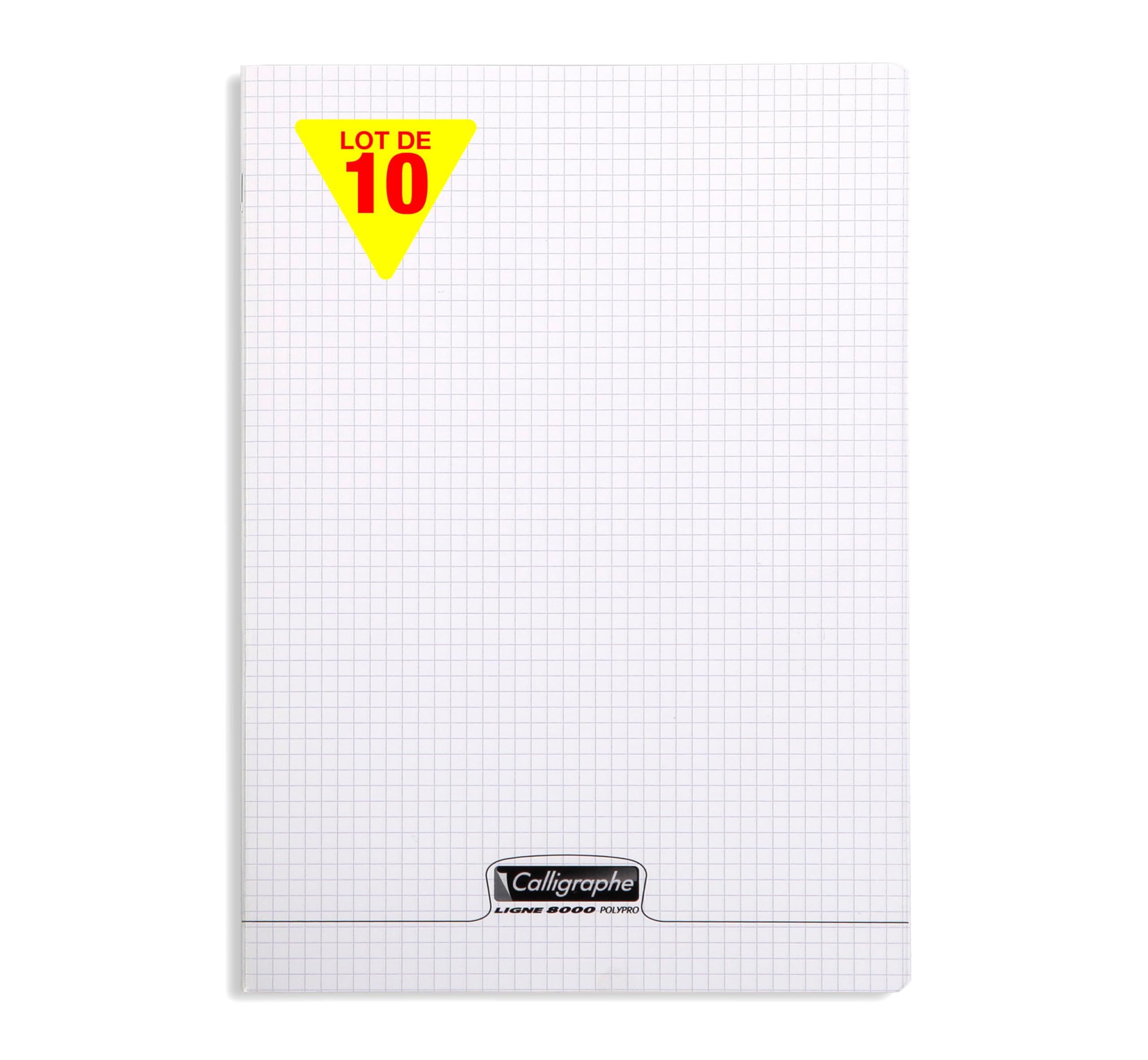calligraphe-cahier-a4-192-pages-petits-carreaux-incolore image 6