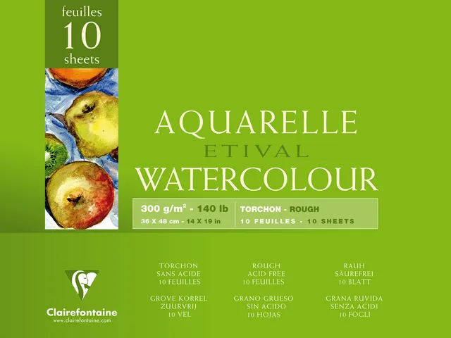 clairefontaine-96563c-bloc-papier-etival-blanc-36x48-cm-300g image 1