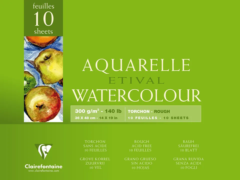 clairefontaine-96563c-bloc-papier-etival-blanc-36x48-cm-300g image 1