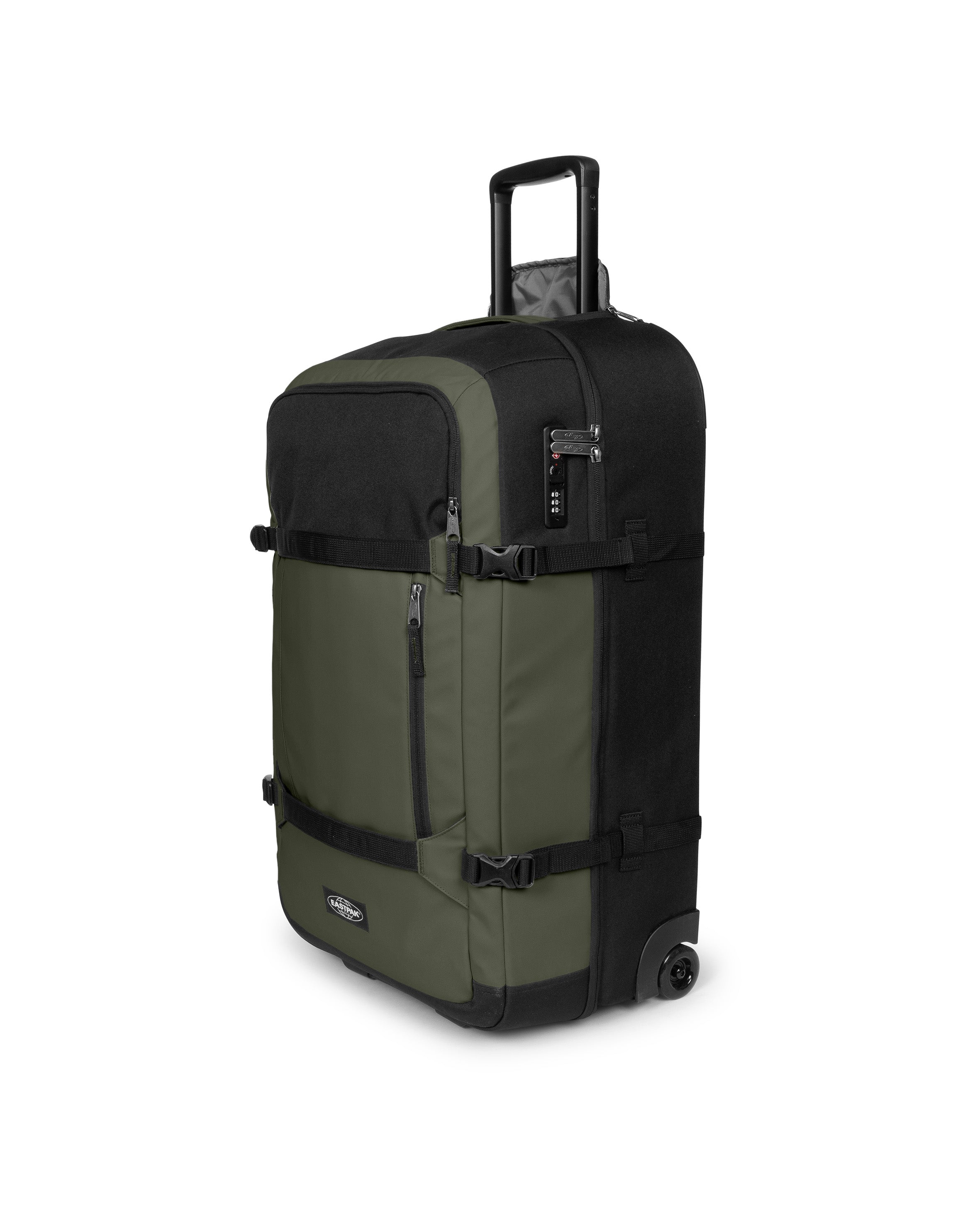 eastpak-transit-r-pro-l-valise-khaki-pro-coated-2-roues image 6