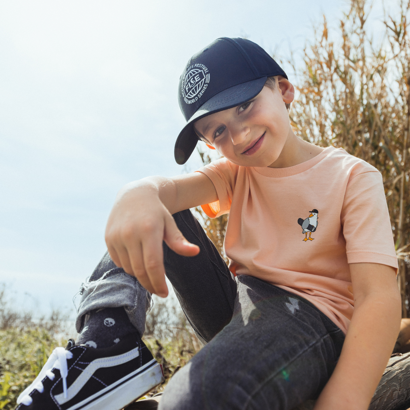fise-2023-kids-casquette-enfant-noir-festival image 2