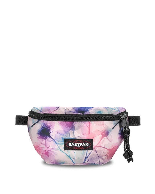 eastpak-springer-sac-banane-purple-ray-petit-floral image 1