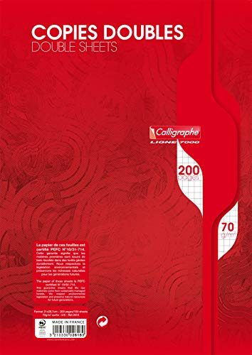 calligraphe-7000-2616-copies-doubles-a4-200-pages-petits-carreaux-70g image 5