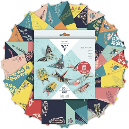 clairefontaine-tulip-kit-origami-60-feuilles-insectes-70g image 7