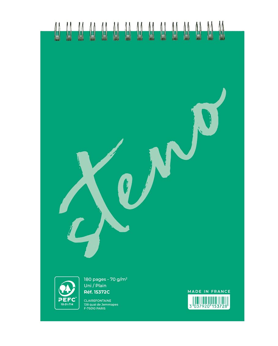 calligraphe-15372c-bloc-st-no-a5-vert-uni-70g-90-feuilles image 1