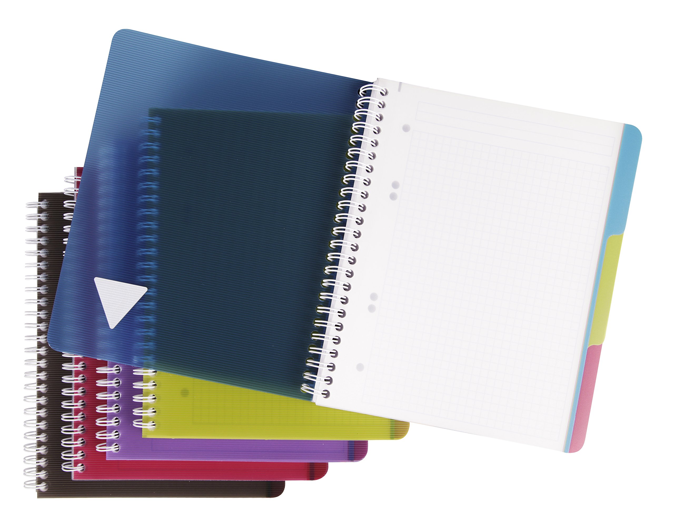 clairefontaine-terracotta-cahier-spirale-a4-240p-petits-carreaux image 4