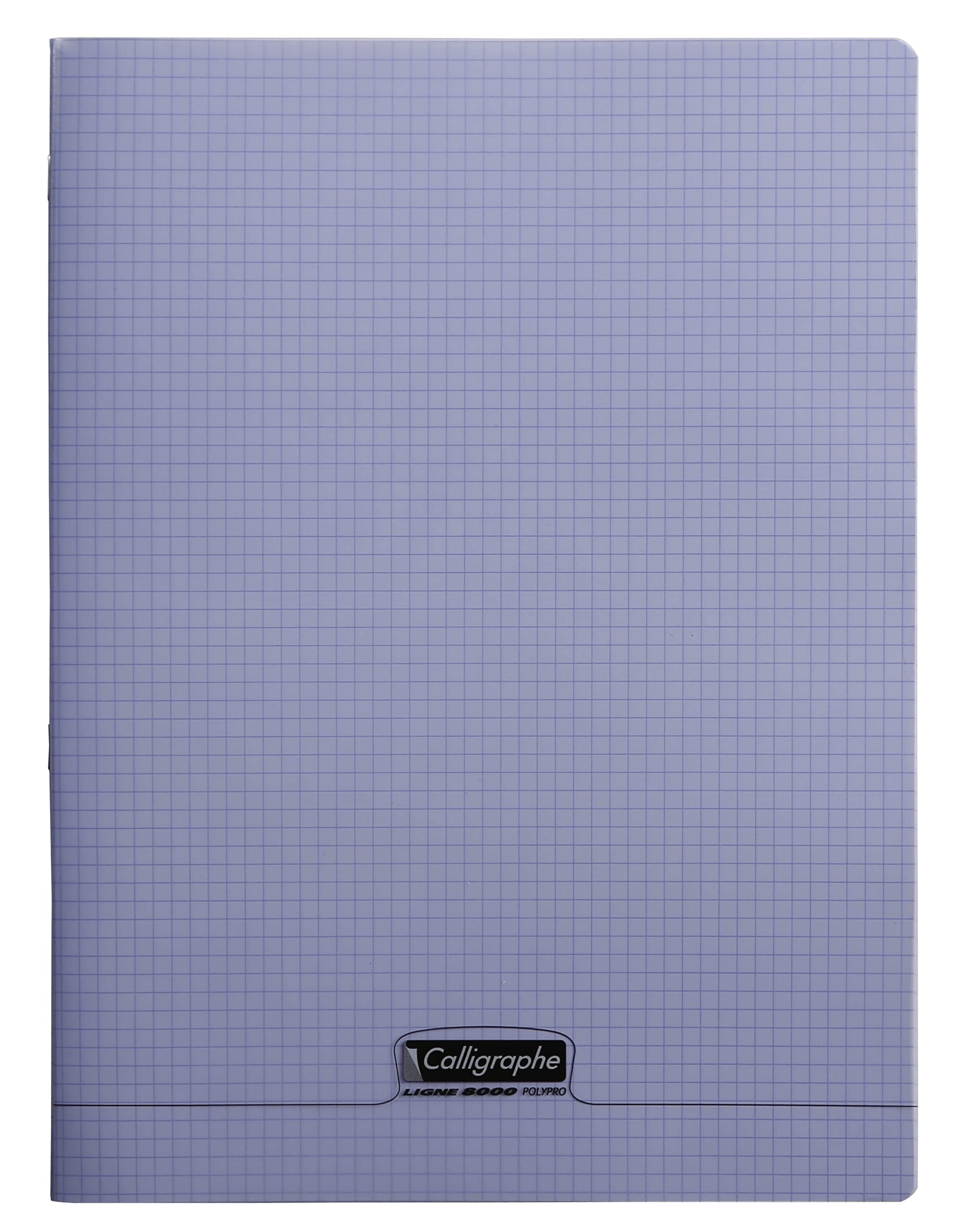 calligraphe-18477c-cahier-agraf-violet-24x32-cm-48-pages-petits-carreaux image 1
