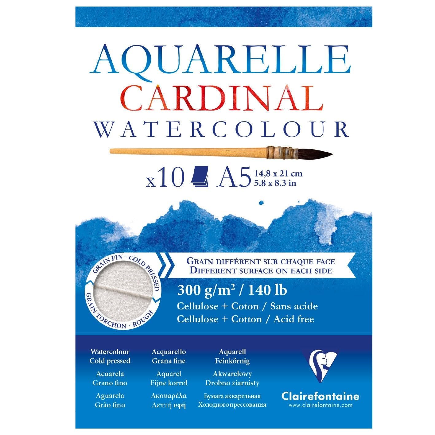 clairefontaine-painton-bloc-aquarelle-a3-10-feuilles-300g-double-grain image 2