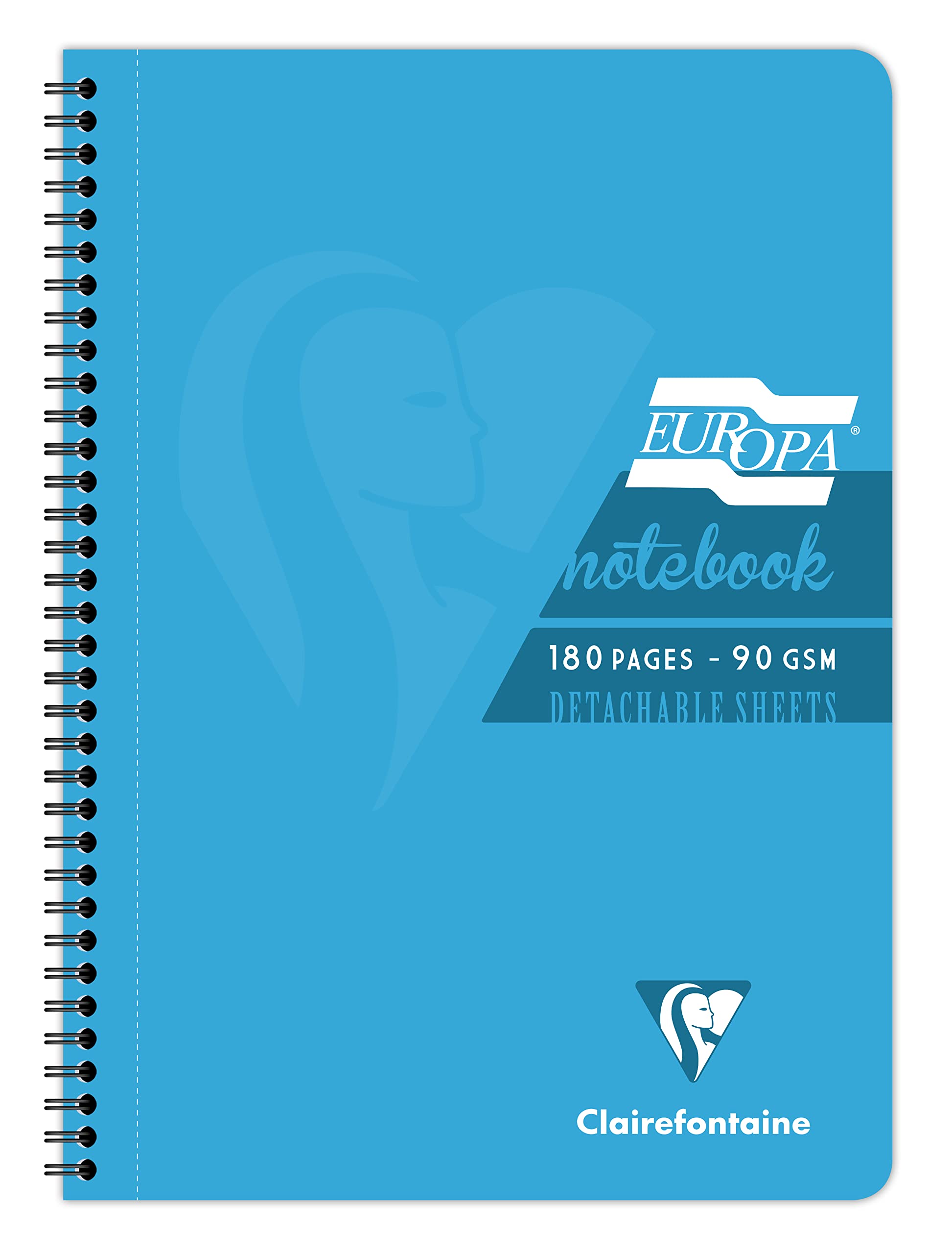 clairefontaine-europa-5805z-cahier-spirale-a4-lign-rouge-180p image 5