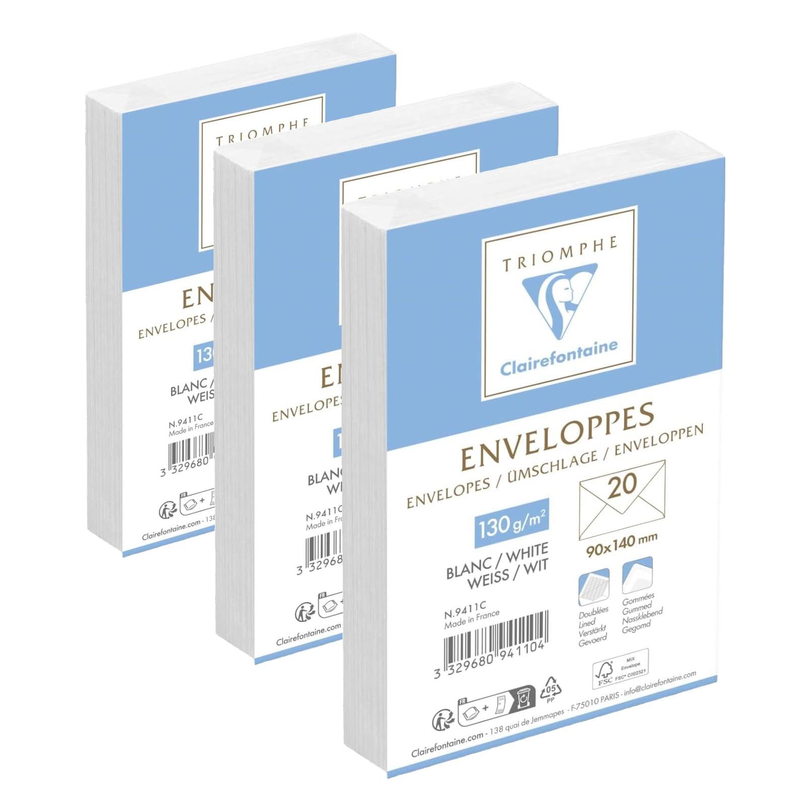 clairefontaine-triomphe-9411c-enveloppes-90x140-20-pcs image 5