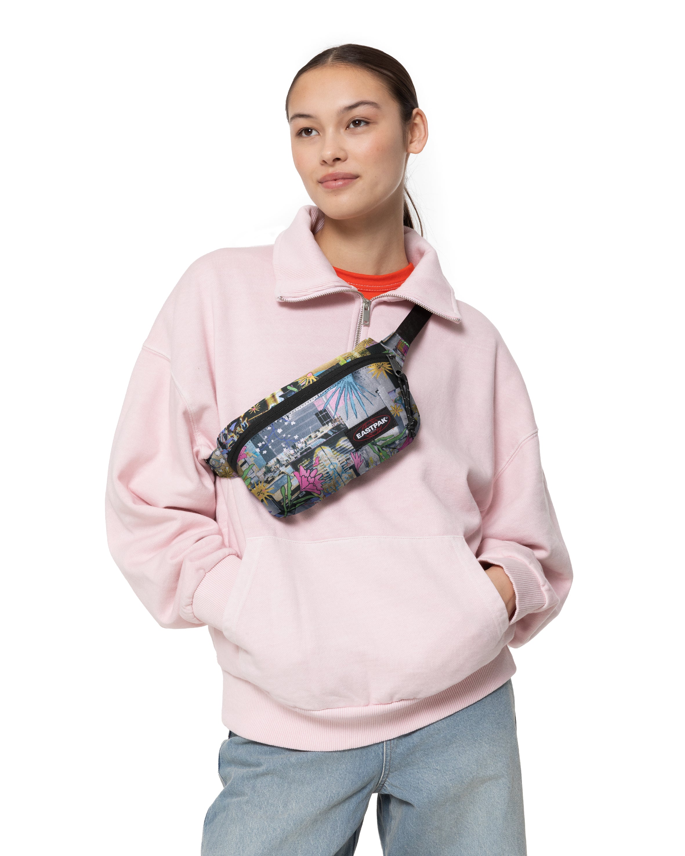 eastpak-sommar-sac-banane-cut-out-light-petit-polyester image 2