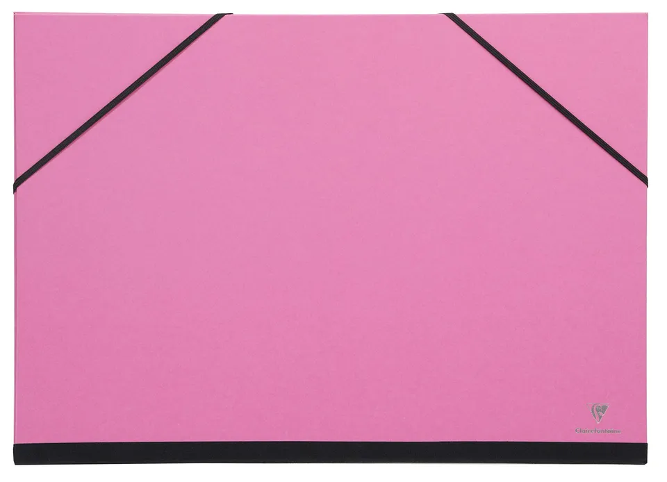 clairefontaine-144806c-carton-dessin-28x38-fuchsia-lastiques image 1