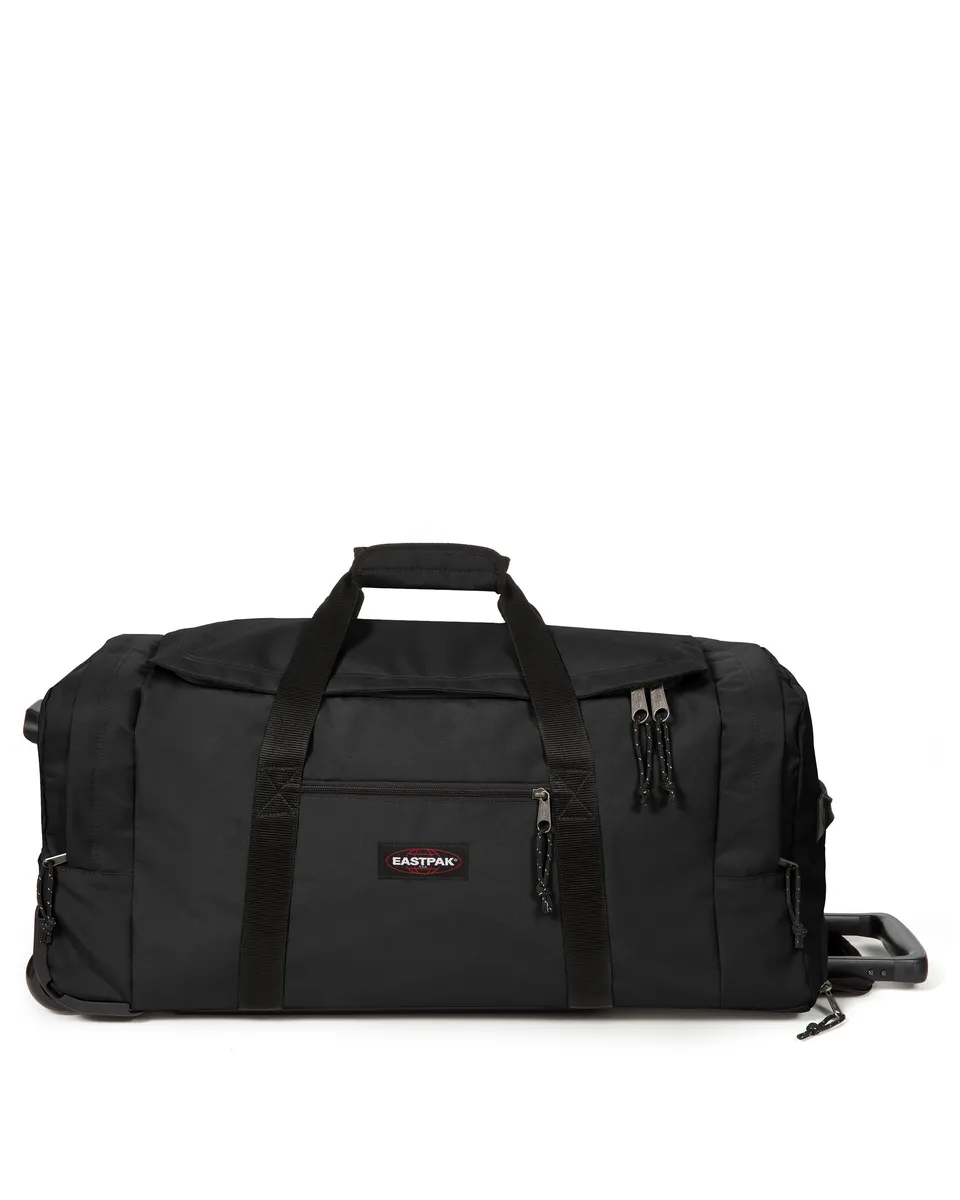 eastpak-leatherface-l-valise-black-souple-roulettes image 1