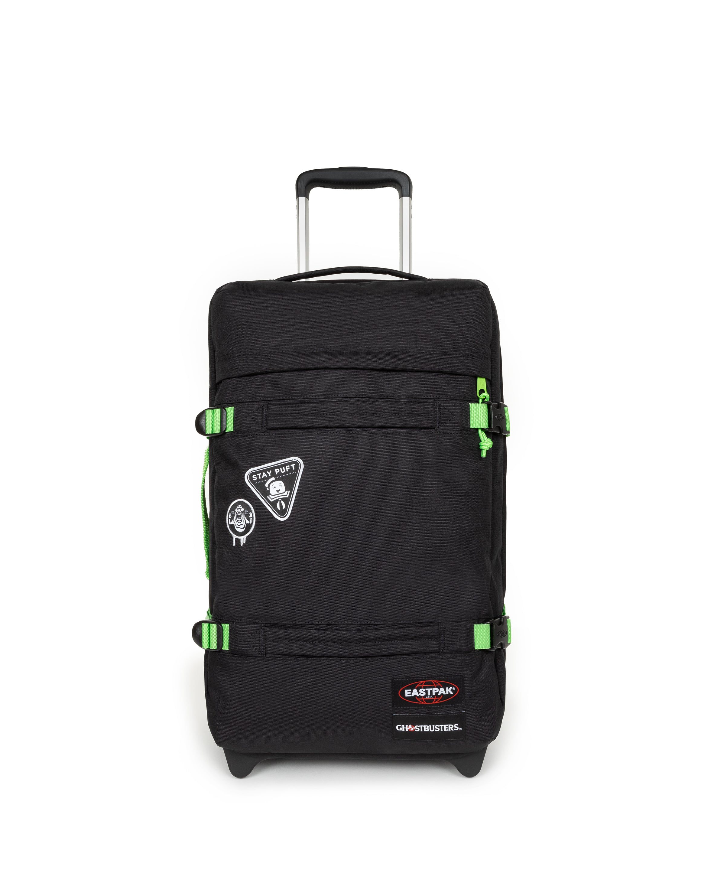 eastpak-transit-r-s-valise-cabine-gb-patches-ghostbusters image 1