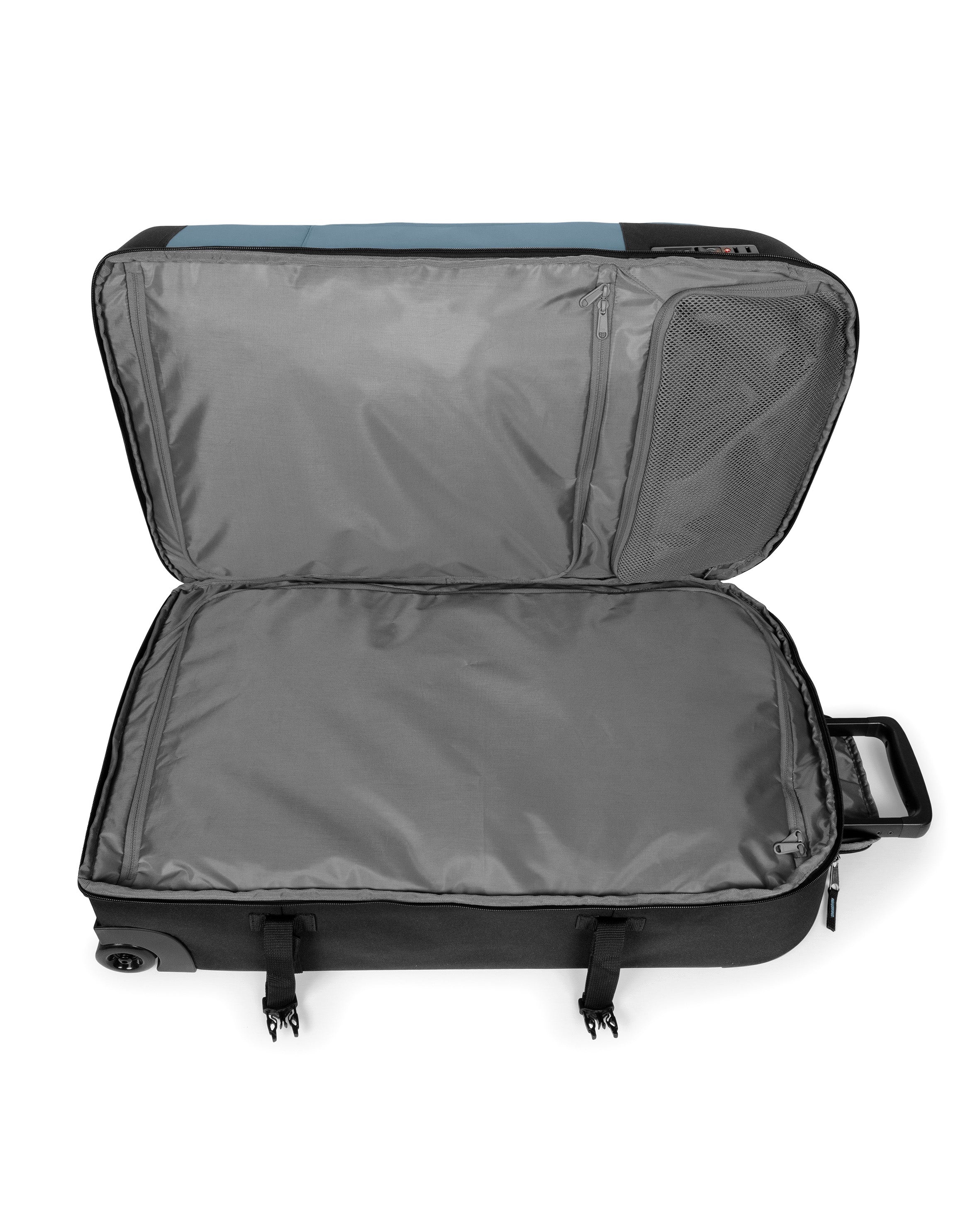 eastpak-transit-r-pro-l-valise-blue-pro-coated-2-roues-tsa image 2