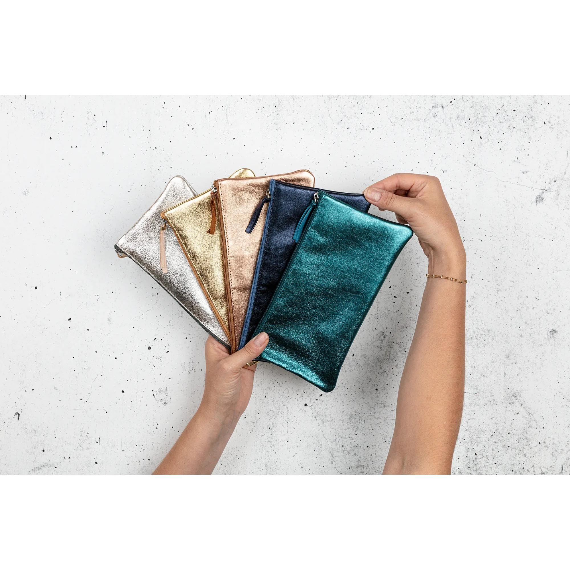 clairefontaine-age-bag-8700c-trousse-cuir-cuivre-22x11 image 3
